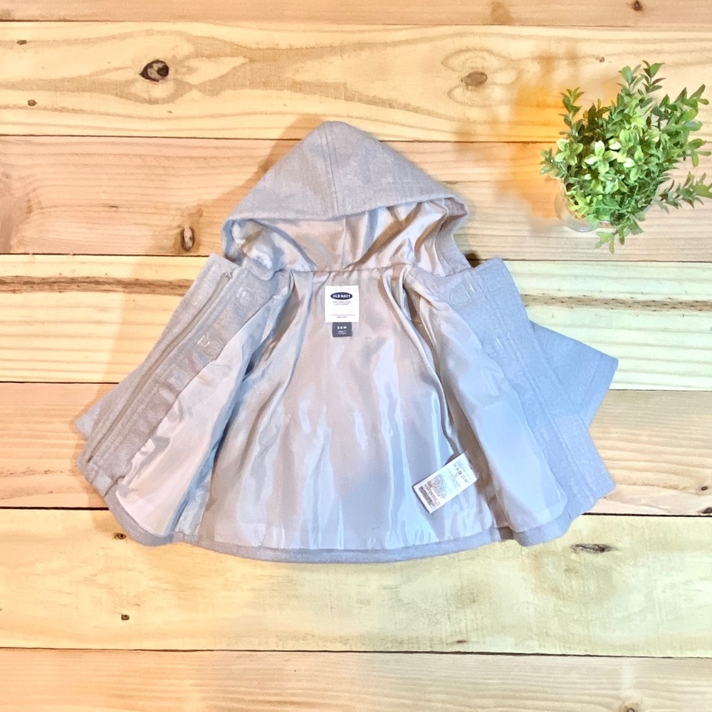 Old Navy Gray Coat - Picture 2 of 2